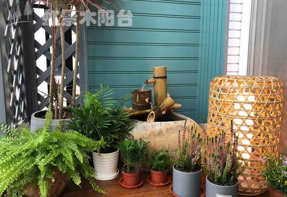 英倫小花園木陽(yáng)臺(tái)